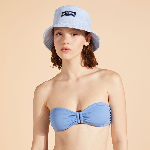 Resim Unisex Boheme Şapka Mavi