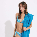 Resim Kadın Flamme Flowers Tie & Dye Bikini Altı Lacivert