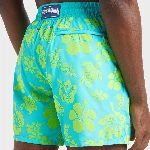 Picture of Erkek Flocked Tropical Turtle Mahina Mayo Yeşil