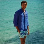 Picture of Erkek Moorise Coral Reef Mayo Mavi