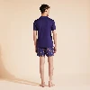 Picture of Erkek Pirinol Tencel Polo Mavi