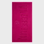 Resim Unisex Sand Organik Pamuk Plaj Havlusu Pembe