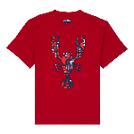 Picture of Erkek Graphic Lobsters Tareck Tişört Kırmızı