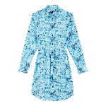 Resim Kadın Florence Flowers Tie & Dye Gömlek Lacivert