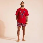 Picture of Erkek Graphic Lobsters Tareck Tişört Kırmızı