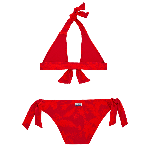 Picture of Kız Çocuk Flower Power Groupie Bikini Kırmızı