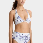 Resim Kadın Fleche Lavender Bikini Üstü Beyaz