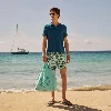 Picture of Erkek Moorea Flocked Coral Mandala Mayo Mavi