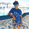 Resim Erkek Çocuk Poulpes Gabin Tişört Mavi
