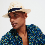 Picture of Erkek Vilebrequin x Borsalino Claudio Şapka Bej