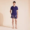 Picture of Erkek Pirinol Tencel Polo Mavi