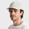 Resim Erkek Camo Seersuckers Çizgili Şapka Haki