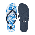 Picture of Erkek Tahiti Flowers Copp Terlik Beyaz