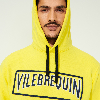 Resim Erkek Martin Kapüşonlu Sweatshirt Sarı