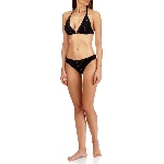 Resim Kadın Flechett Bikini Üstü Siyah
