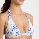Resim Kadın Fleche Lavender Bikini Üstü Beyaz