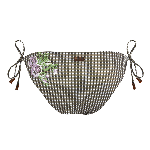 Resim Kadın Flowers Flore Bikini Altı Kahverengi