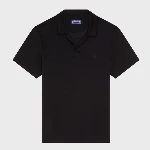 Picture of Erkek Pirinol Tencel Polo Siyah