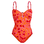 Resim Kadın New Leopard Lucette Mayo Turuncu