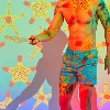 Resim Erkek Starfish Dance Merise Mayo Mavi