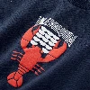 Resim Erkek Çocuk Graphic Lobsters Bisous Tişört Lacivert