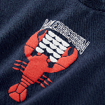 Picture of Erkek Çocuk Graphic Lobsters Bisous Tişört Lacivert