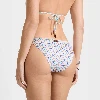 Picture of Kadın Flore Micro Ronde des Tortues Bikini Altı Beyaz