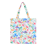 Picture of Unisex Happy Flowers Babel Çanta Beyaz