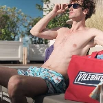 Resim Unisex Britbag Plaj Çantası Kırmızı