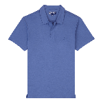 Resim Erkek Pirinol Tencel Polo Mavi