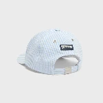 Resim Erkek Camo Seersuckers Çizgili Şapka Mavi