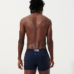 Resim Erkek Micro Carreaux - Vilebrequin x The Woolmark Company Milton Mayo Lacivert