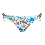 Picture of Kadın Happy Flowers Flamme Bikini Altı Beyaz