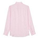 Picture of Erkek Caroon Keten Gömlek Pembe