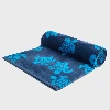 Resim Erkek Sand Ronde des Tortues Jacquard Organik Pamuk Plaj Havlusu Mavi