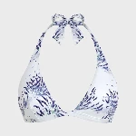 Resim Kadın Fleche Lavender Bikini Üstü Beyaz