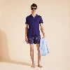 Picture of Erkek Pirinol Tencel Polo Mavi
