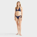Resim Kadın Relief Sparkling Flamme Bikini Altı Lacivert