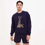 Picture of Erkek the Year of The Rabbit Sweet Sweatshirt Lacivert