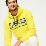 Picture of Erkek Martin Kapüşonlu Sweatshirt Sarı