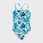 Picture of Kız Çocuk Gim Island Flowers Mayo Beyaz