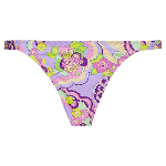 Resim Kadın Rainbow Flowers Fraz Bikini Altı Mor