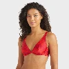 Picture of Kadın Flower Power Faithful Bikini Üstü Kırmızı