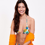 Picture of Kadın Marguerites Fleur Bikini Üstü Beyaz