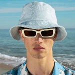 Resim Unisex Boheme VBQ x 3.Paradis Şapka Mavi
