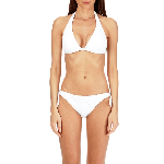 Resim Kadın Flechett Bikini Üstü Beyaz