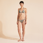 Picture of Kadın Flowers Fucci Bikini Üstü Kahverengi