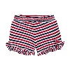 Resim Kız Çocuk Striped Gimy Şort Kırmızı