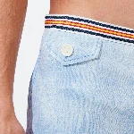 Resim Erkek Vintage 1973 Printed Denim Mawaii Mayo Mavi
