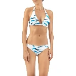 Resim Kadın Flechett Bikini Üstü Beyaz